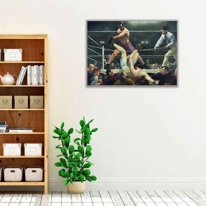Dempsey and Firpo, 1924 - Canvas Print Wall Art