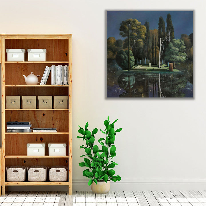 Arnold Bocklin Tombstone - Canvas Print Wall Art