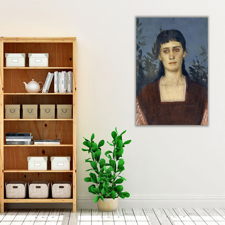 Portrait of Clara Bruckmann-Böcklin, Eldest Daughter of the Artist, 1876 - Canvas Print Wall Art