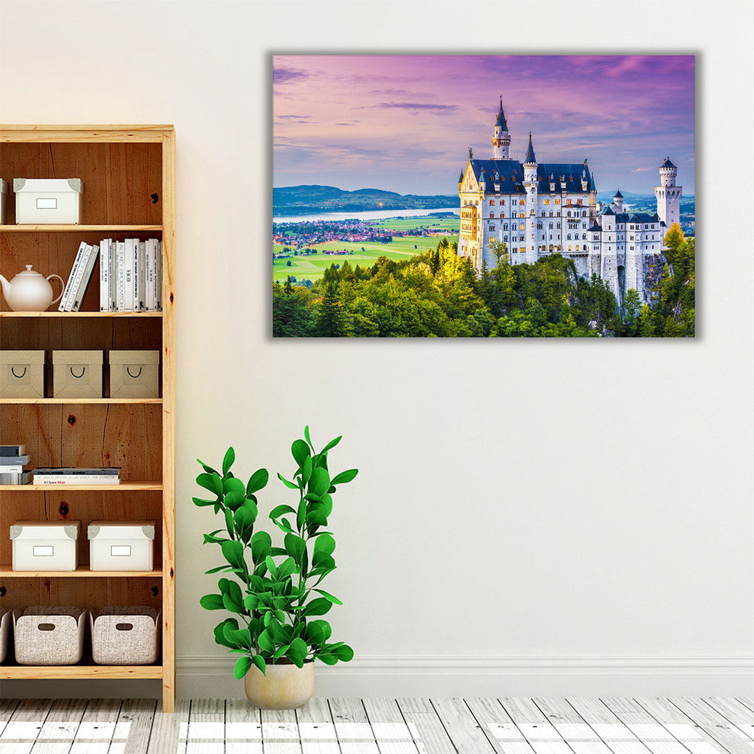 Neuschwanstein Castle in Germany - Canvas Print Wall Art