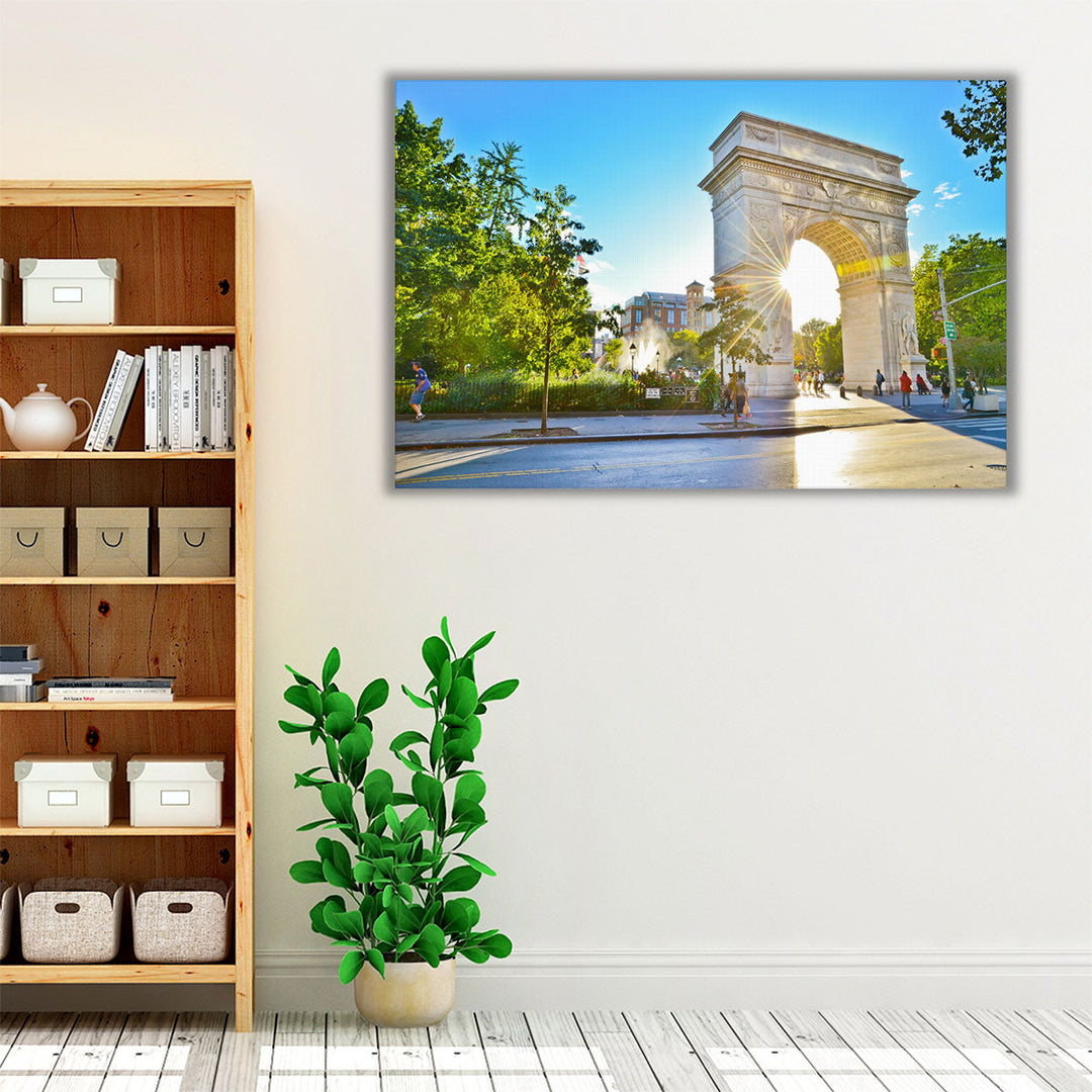 Washington Square Park in New York City - Canvas Print Wall Art