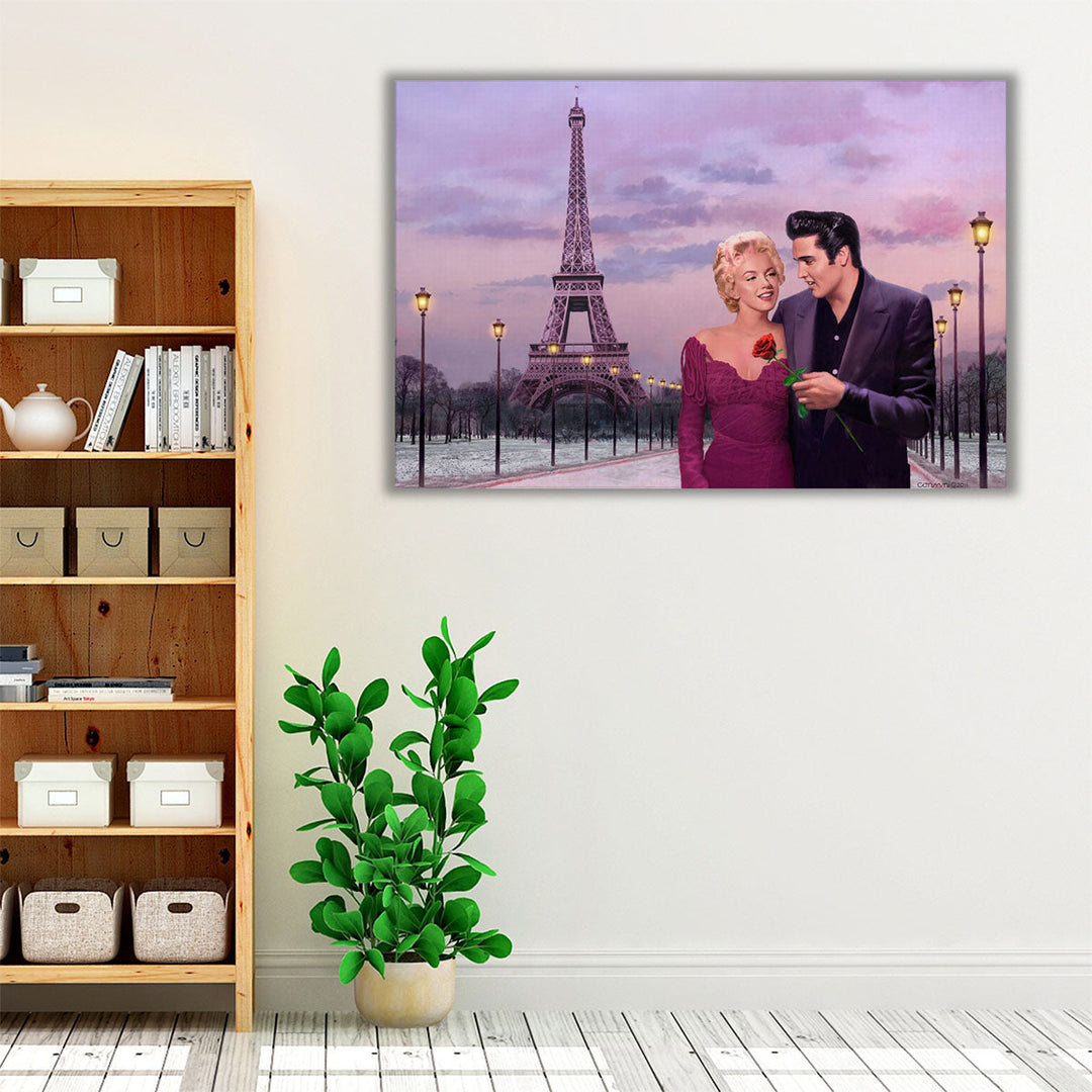 Paris Sunset - Canvas Print Wall Art