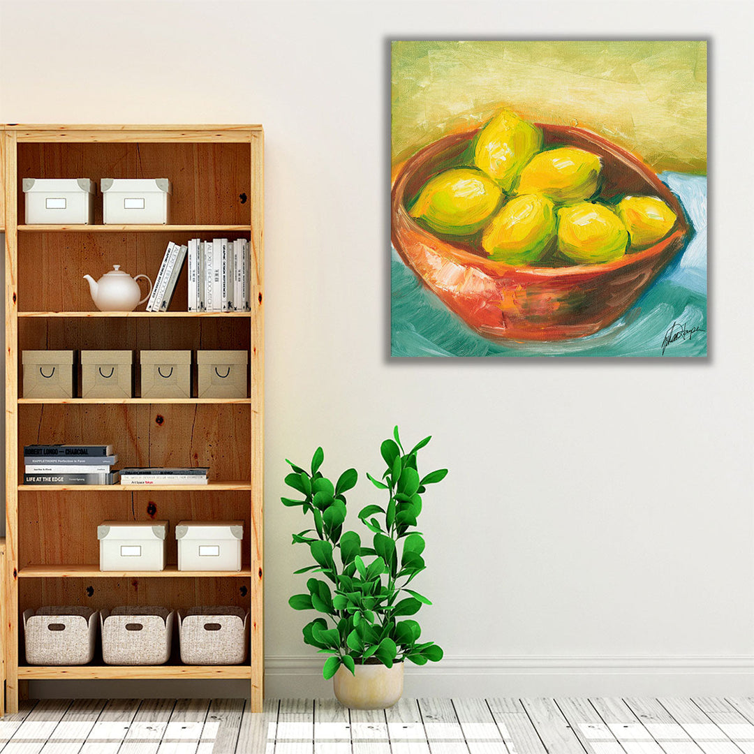 Bowl of Fruit IV - Canvas Print Wall Art