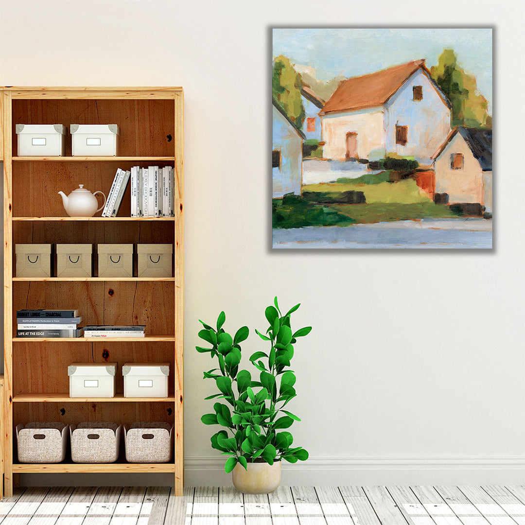 European Farmhouses I - Canvas Print Wall Art