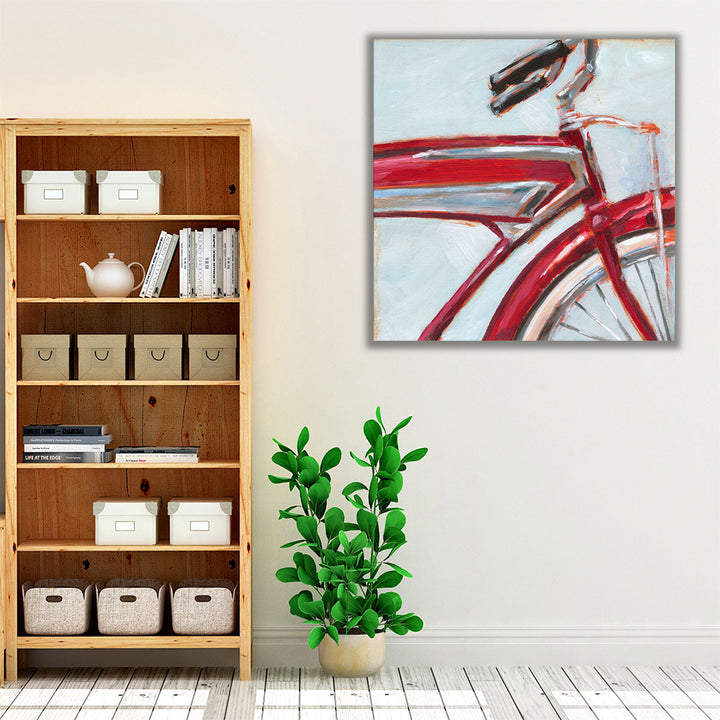 Retro Cycle I - Canvas Print Wall Art