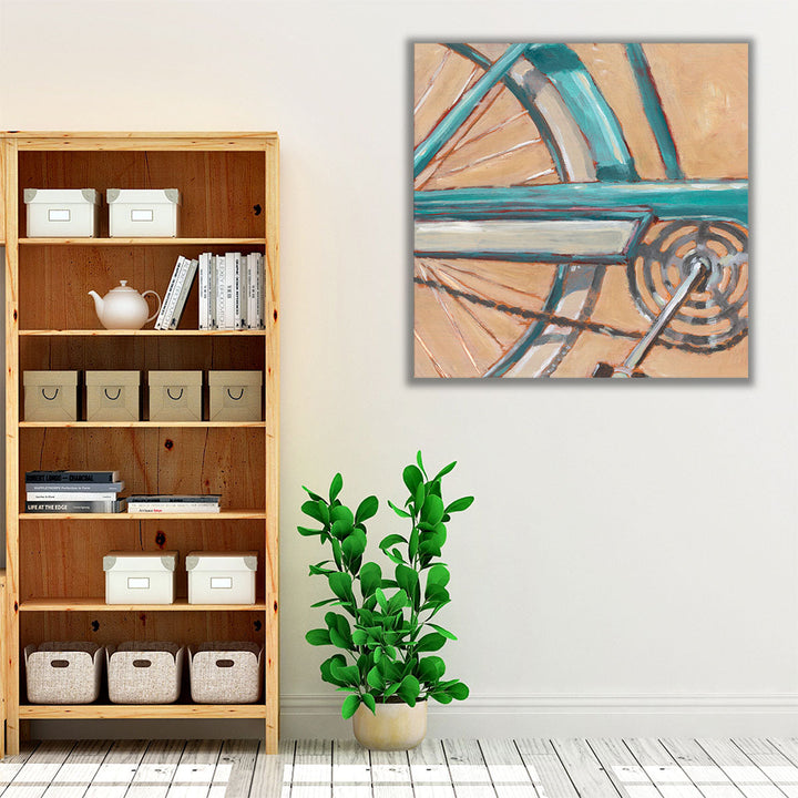 Retro Cycle IV - Canvas Print Wall Art