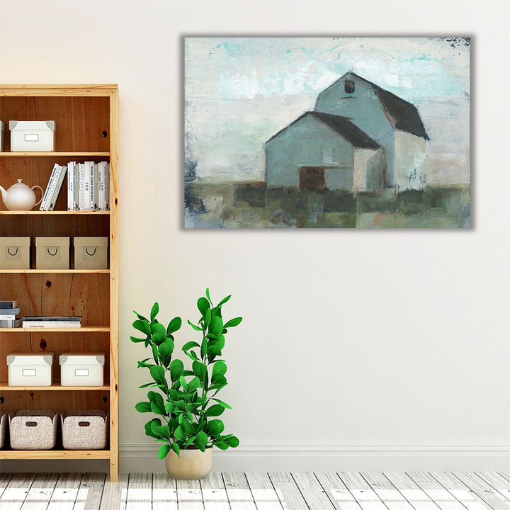 Barn at Sunset I - Canvas Print Wall Art