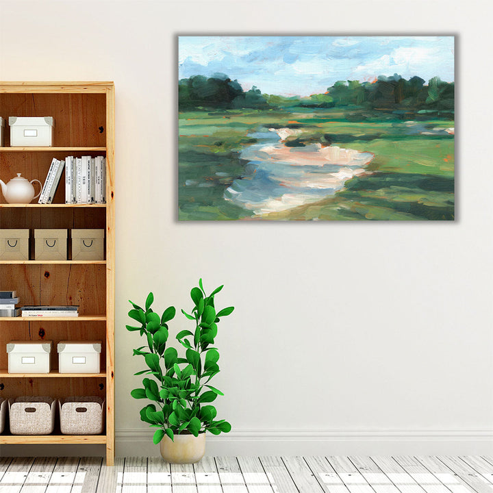 Golf Course Study I - Canvas Print Wall Art