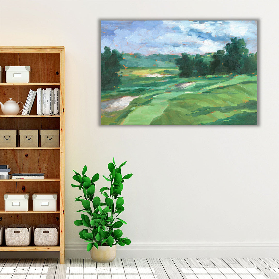 Golf Course Study IV - Canvas Print Wall Art