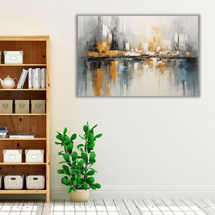 The Last Hour Cityscape - Canvas Print Wall Art