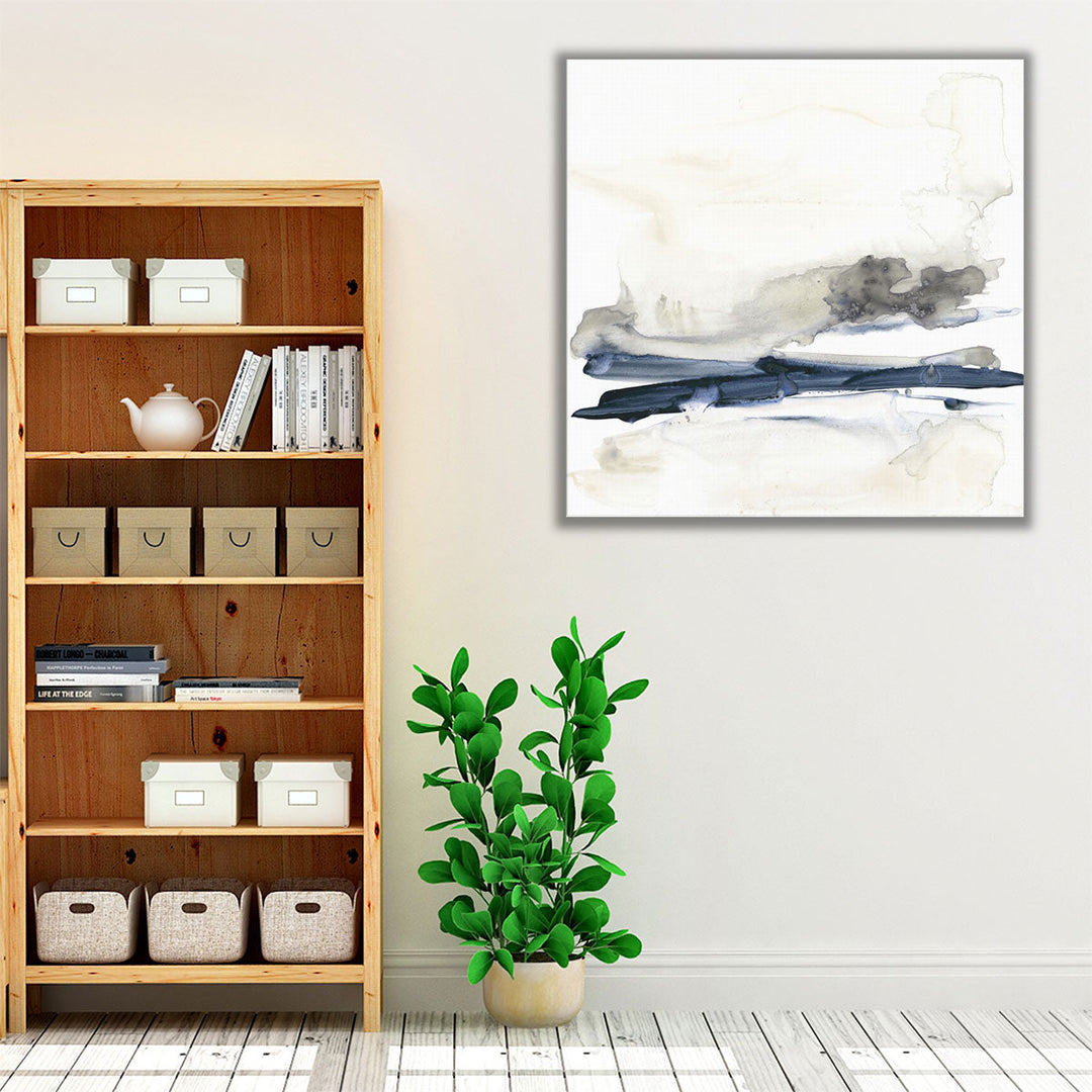 Navy Horizon Line I - Canvas Print Wall Art