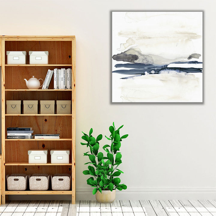 Navy Horizon Line II - Canvas Print Wall Art