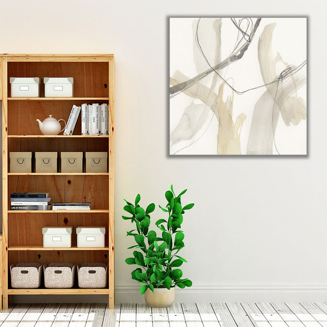 Neutral Momentum I - Canvas Print Wall Art