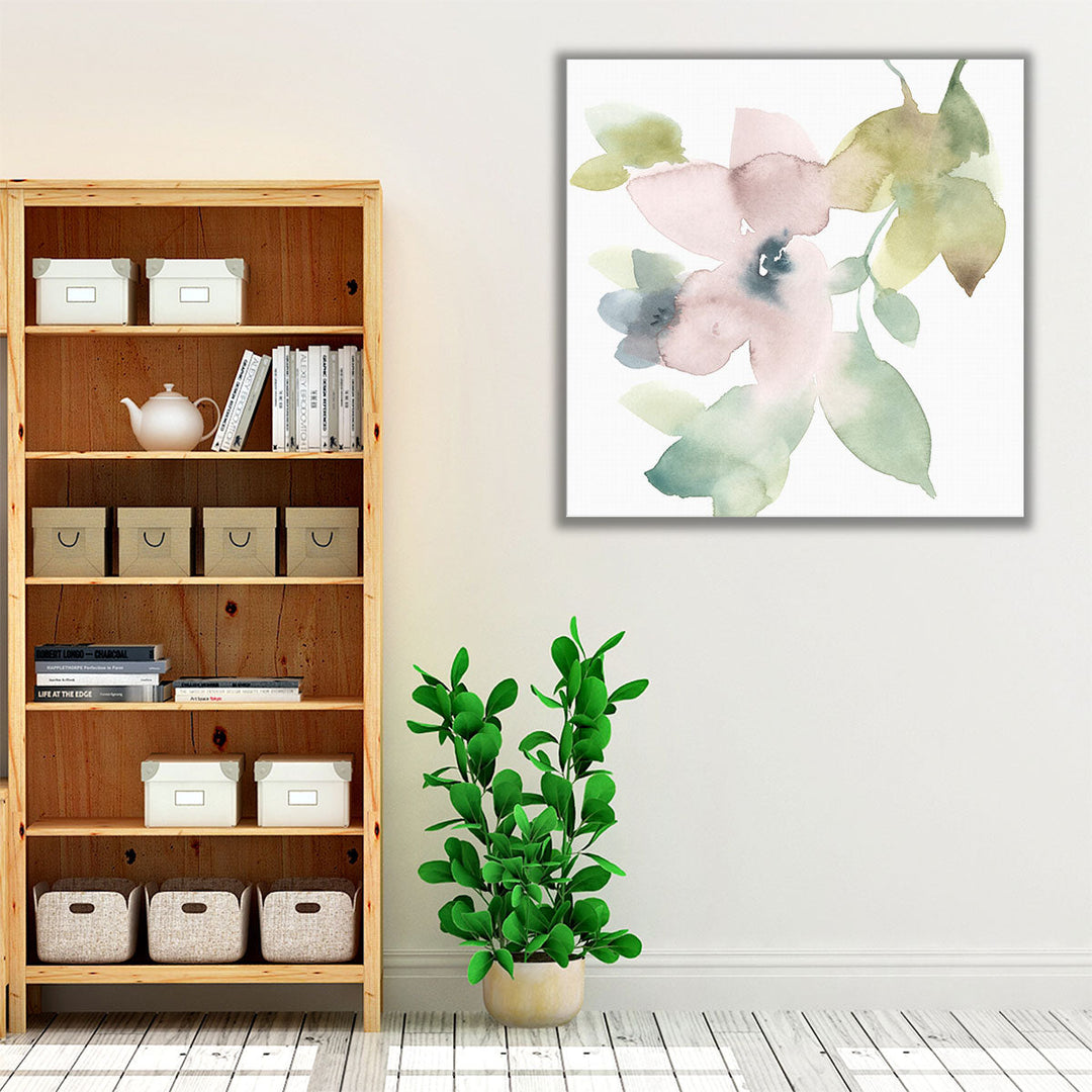 Sweet Petals and Leaves IV - Canvas Print Wall Art