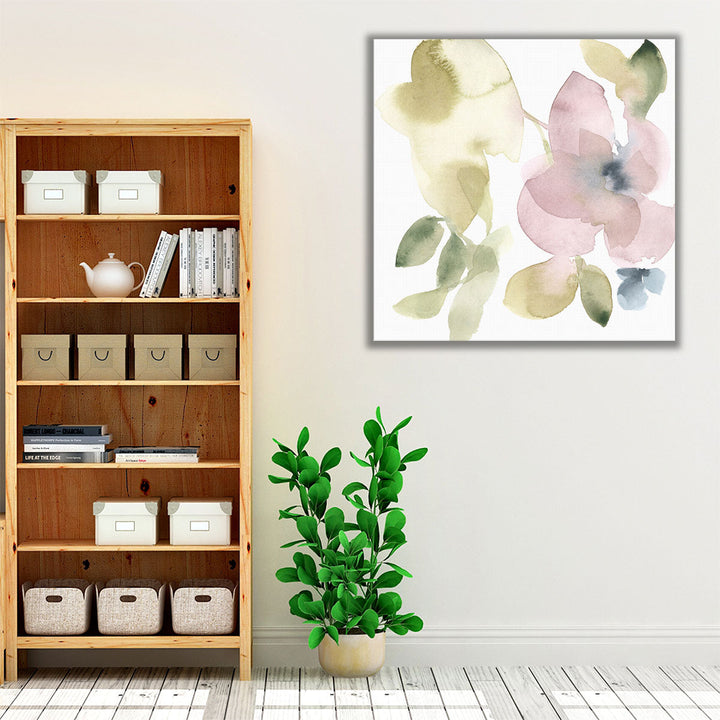 Sweet Petals and Leaves VI - Canvas Print Wall Art