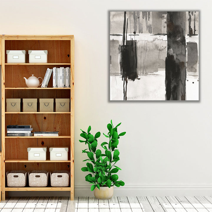 Double Row Piling I - Canvas Print Wall Art