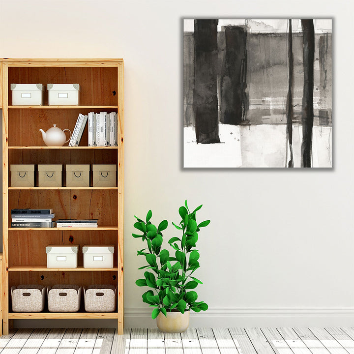 Double Row Piling II - Canvas Print Wall Art