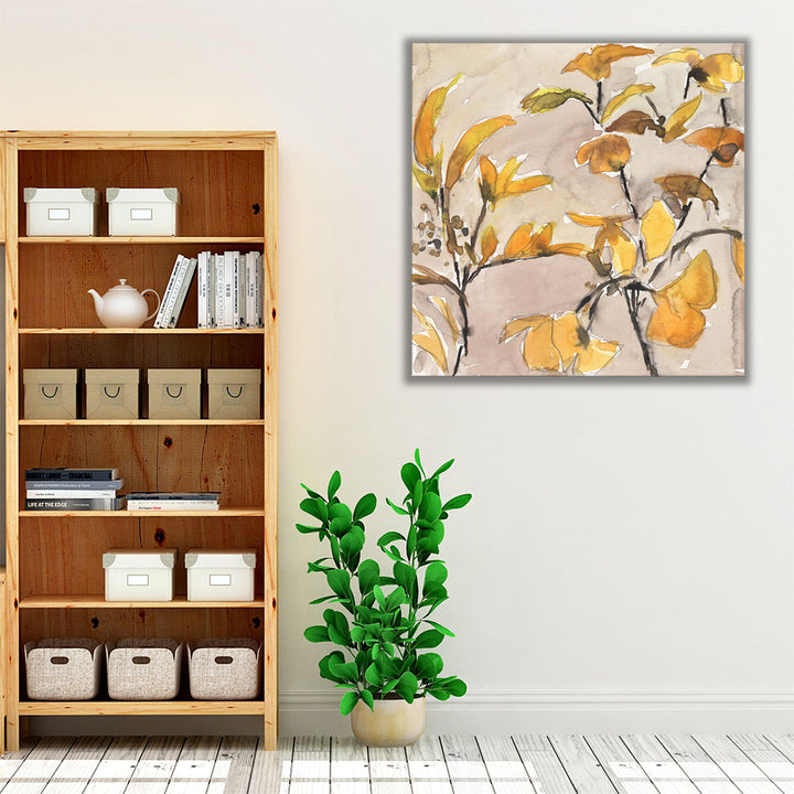 Ginkgo Leaf Moment II - Canvas Print Wall Art