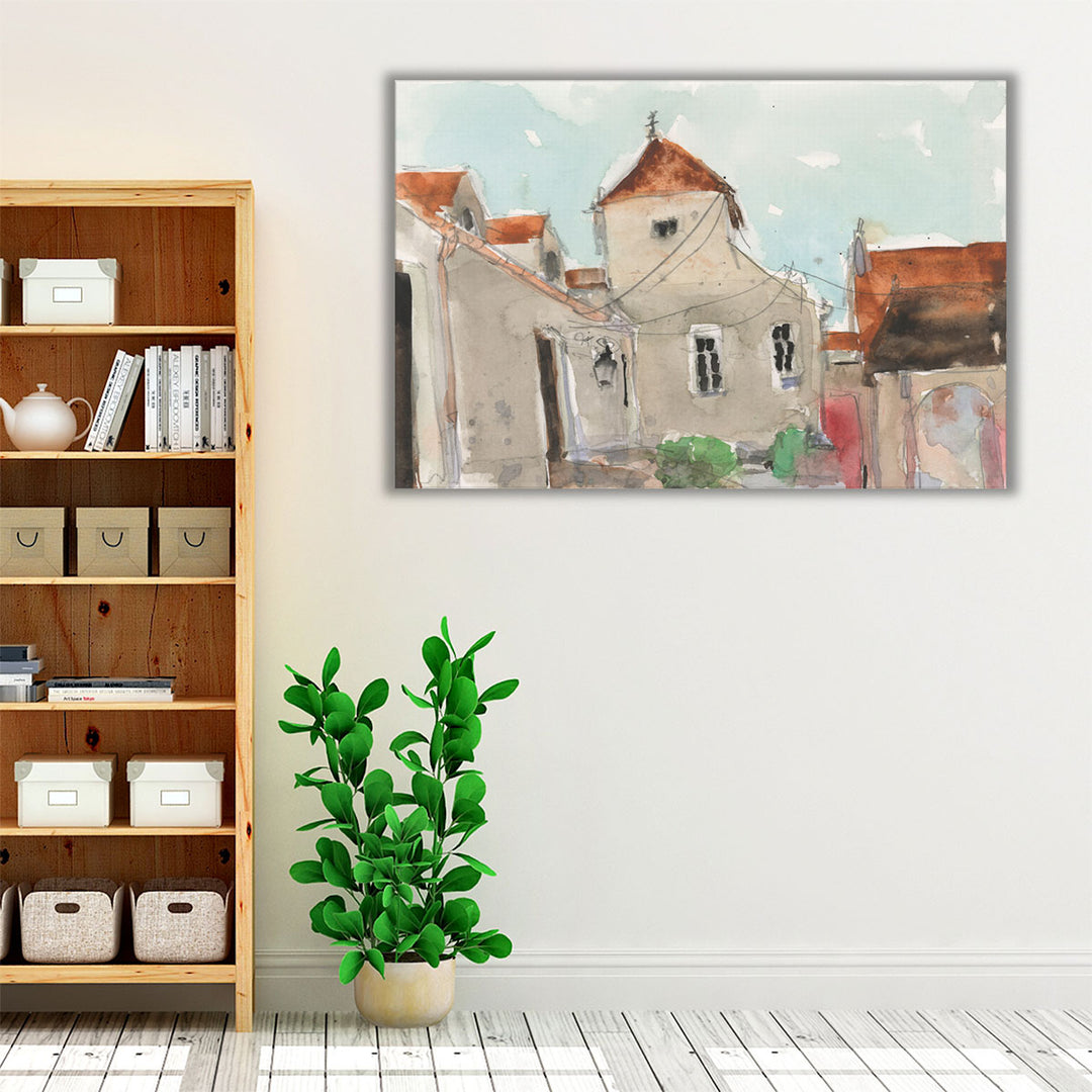 14 Route De Beaune - Canvas Print Wall Art