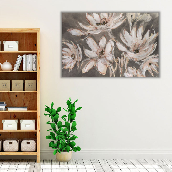 Embellished Magnolia II - Canvas Print Wall Art