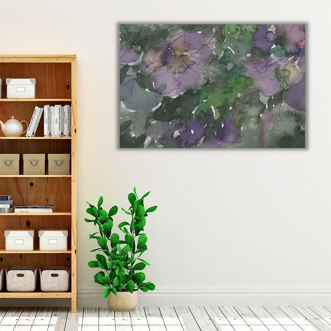 Language of Violets II - Canvas Print Wall Art