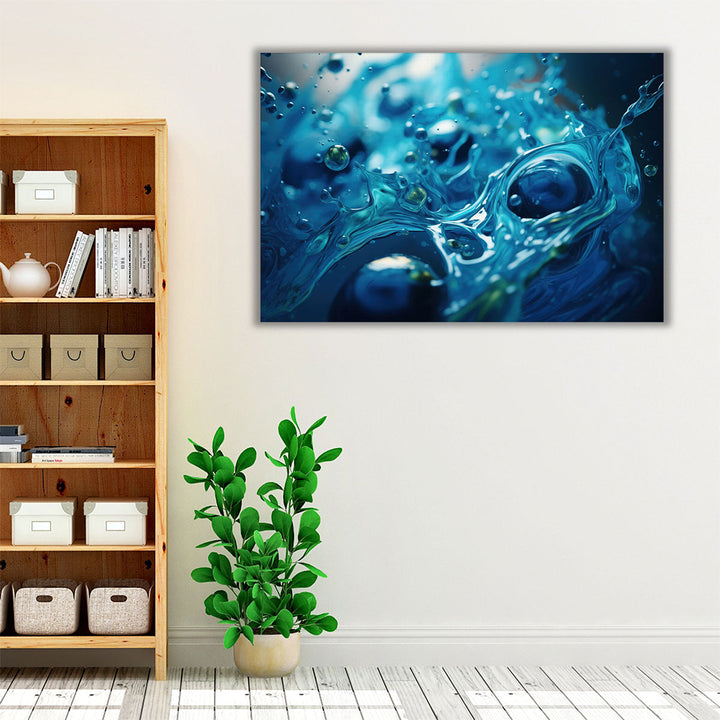 Soft Atmospheric Splash - Canvas Print Wall Art