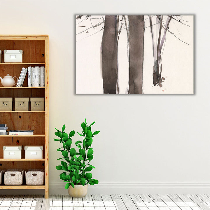 Under the Winter Tree II - Canvas Print Wall Art