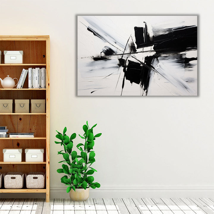 Monochrome Magic - Canvas Print Wall Art