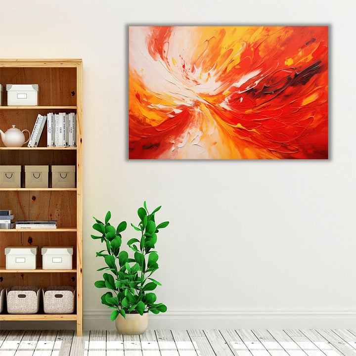 Flame Flare - Canvas Print Wall Art