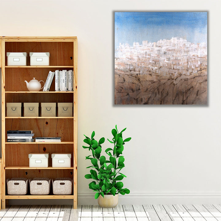 Hilltop Village II - Canvas Print Wall Art