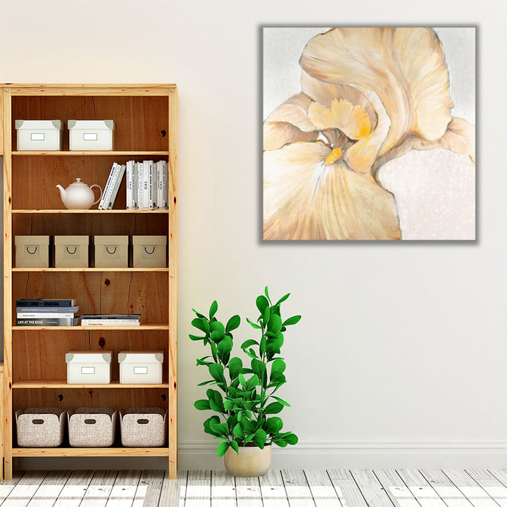 Iris Cream II - Canvas Print Wall Art