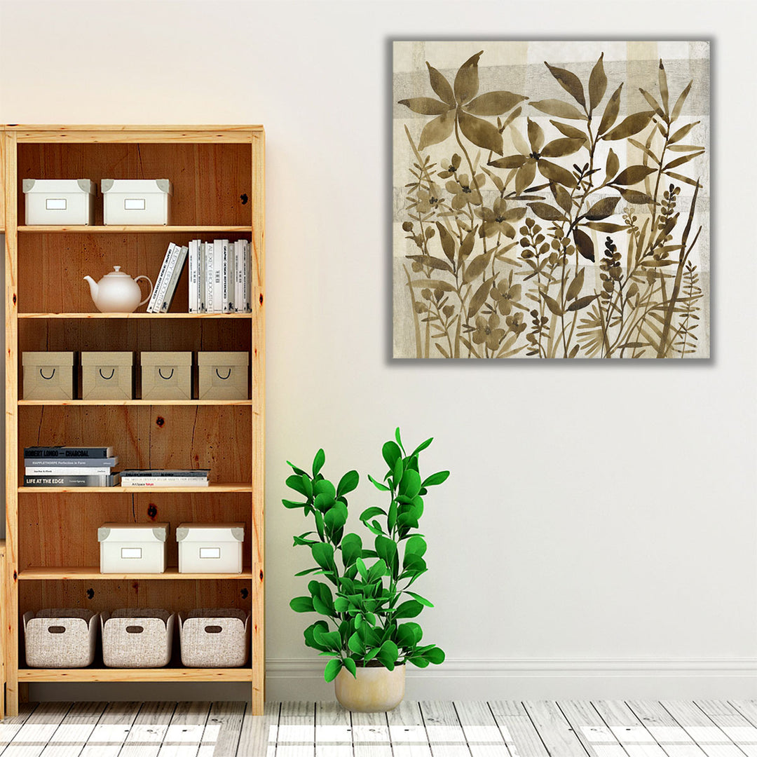 Neutral Garden I - Canvas Print Wall Art