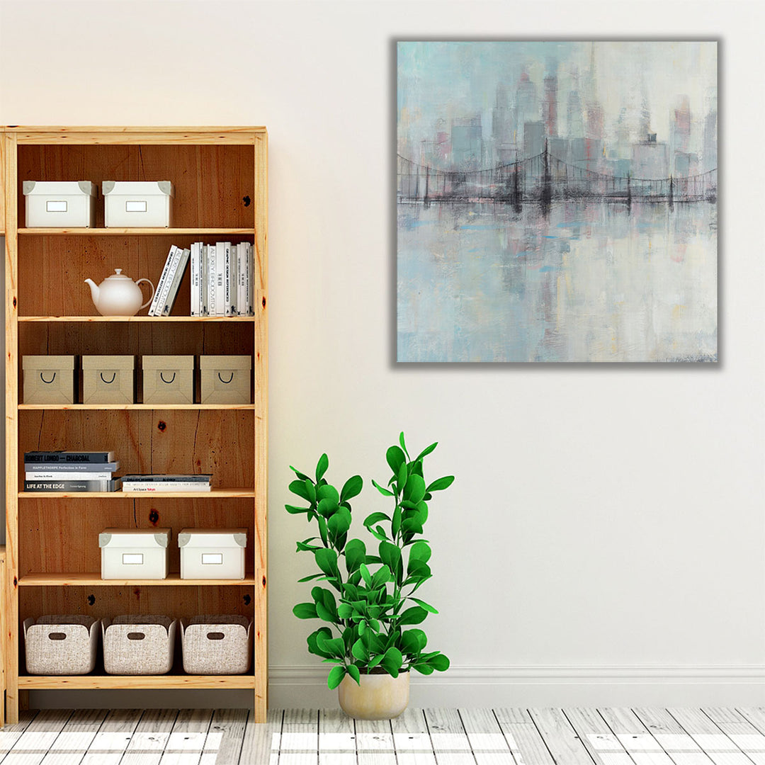 Pastel Cityscape I - Canvas Print Wall Art