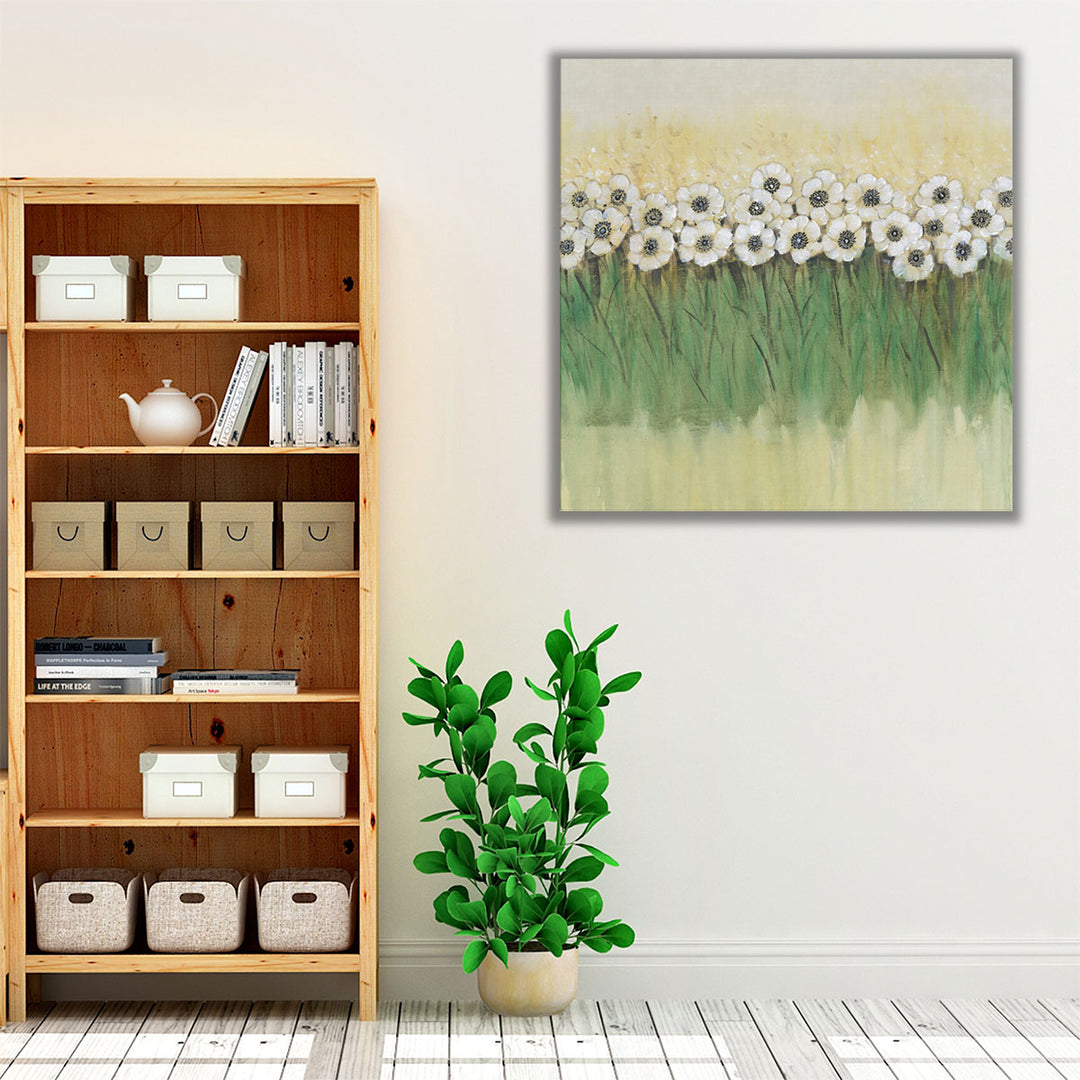 Rows of Flowers II - Canvas Print Wall Art