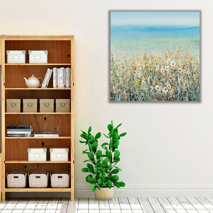 Shoreline Flowers I - Canvas Print Wall Art