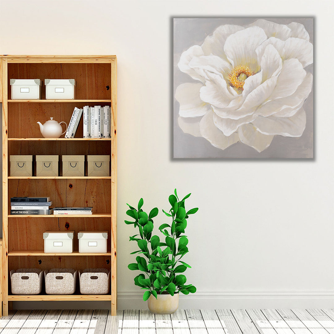 White Peony I - Canvas Print Wall Art