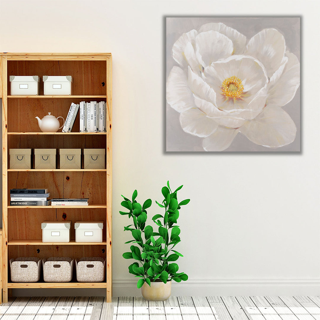 White Peony II - Canvas Print Wall Art