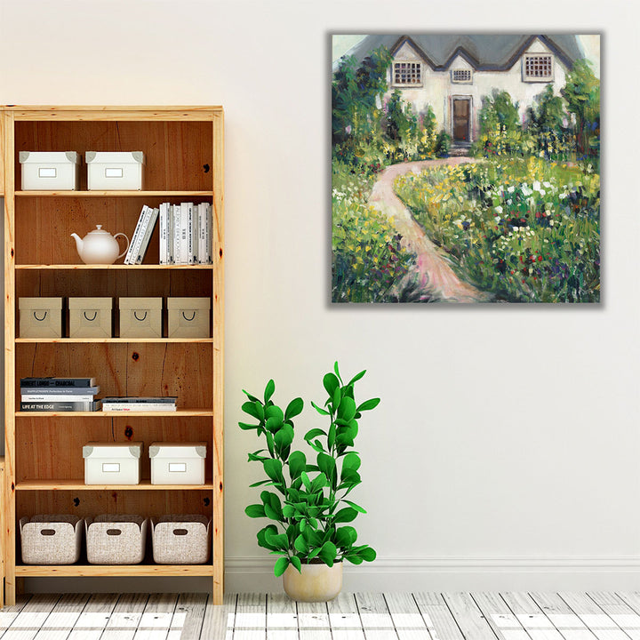 Garden Cottage I - Canvas Print Wall Art