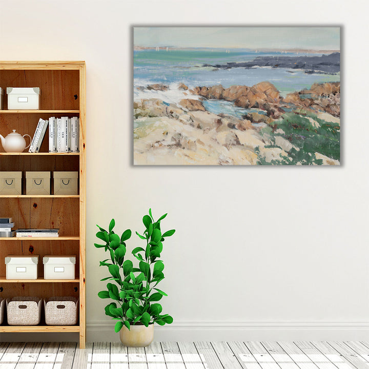 Providence Coastal Cliffs I - Canvas Print Wall Art