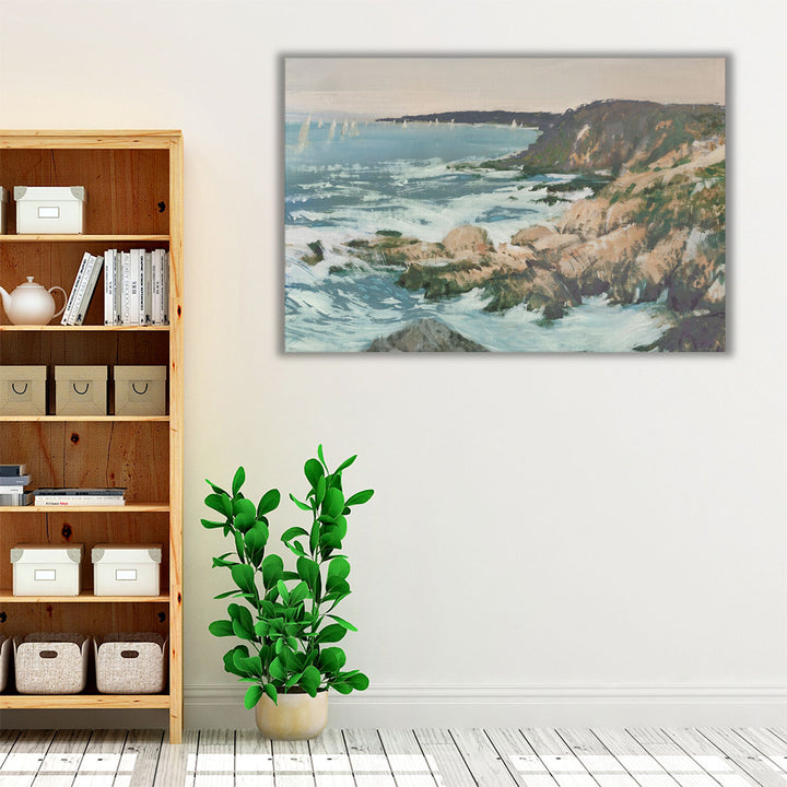 Providence Coastal Cliffs II - Canvas Print Wall Art