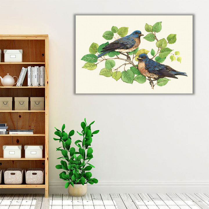 Song Birds I - Canvas Print Wall Art