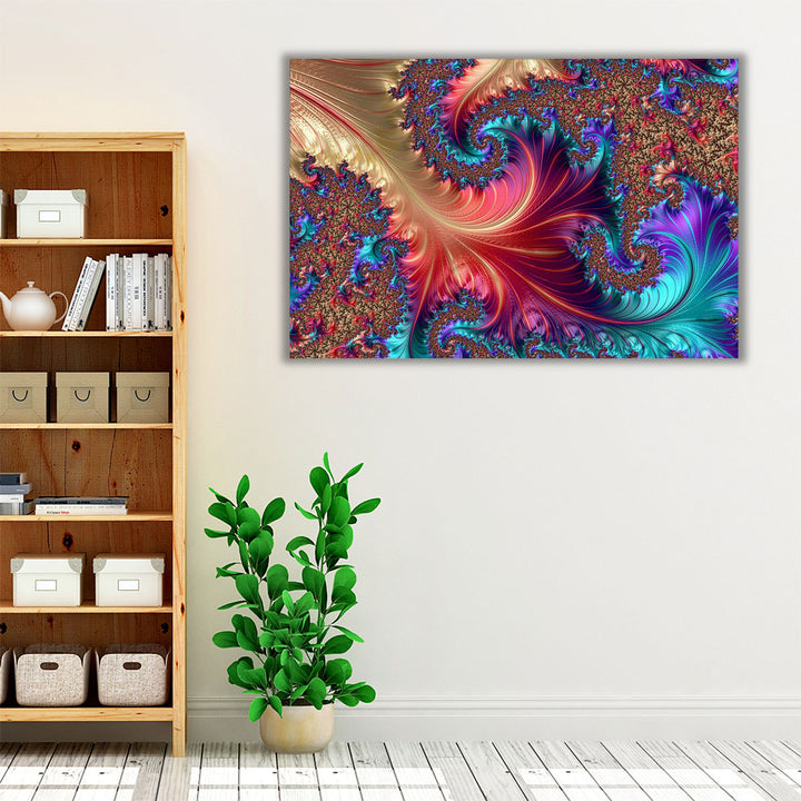 Fractal Abstract Art - Canvas Print Wall Art