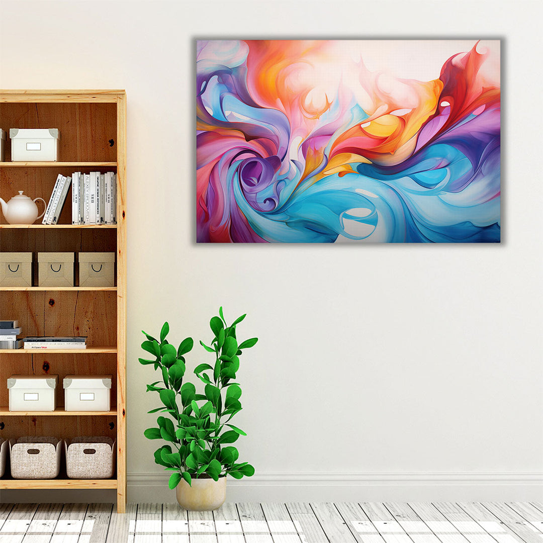 Colorful Aquatic Artistry - Canvas Print Wall Art