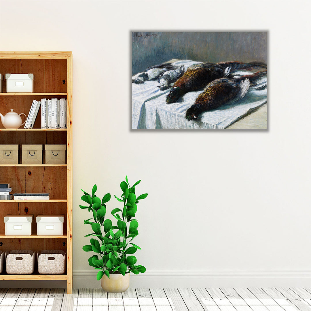 Still Life with Pheasants and Plovers, 1879 - Canvas Print Wall Art