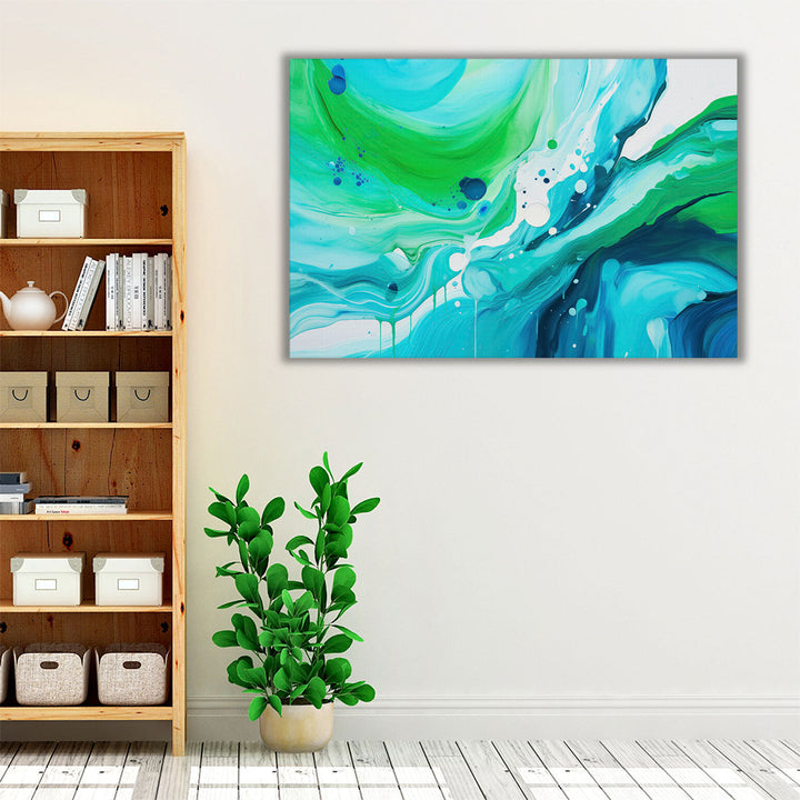 Coral Tide - Canvas Print Wall Art