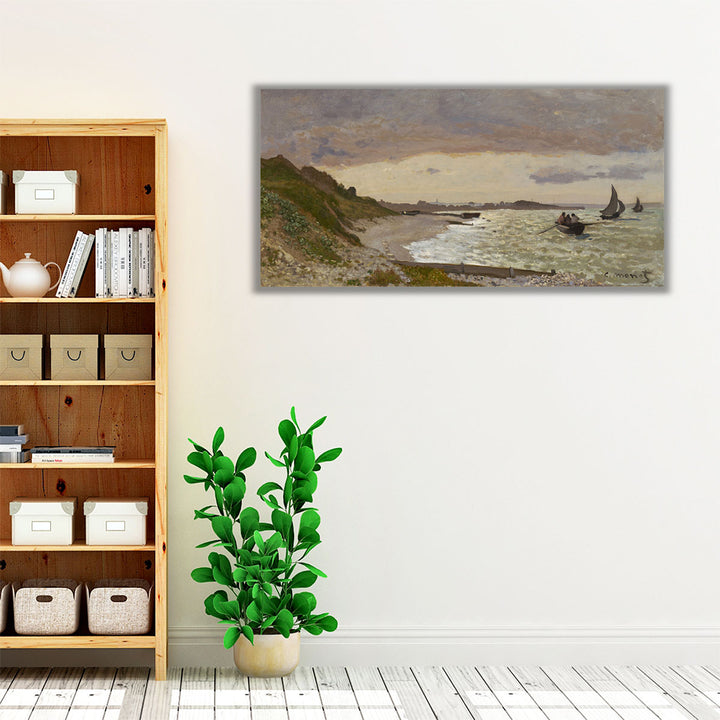 The Seashore at Sainte-Adresse, 1864 - Canvas Print Wall Art