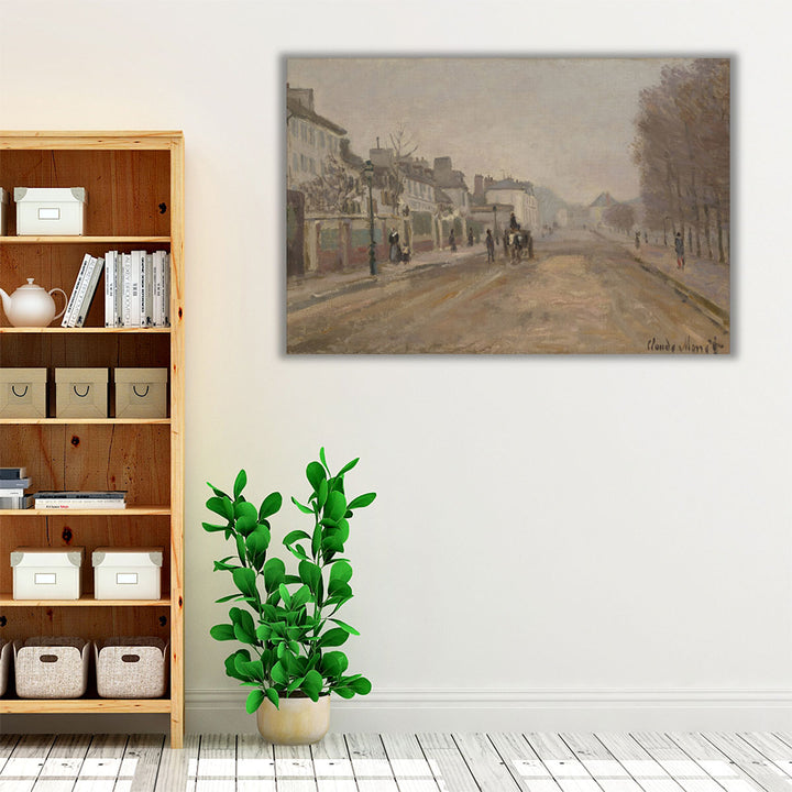 Boulevard Heloise, Argenteuil, 1872 - Canvas Print Wall Art