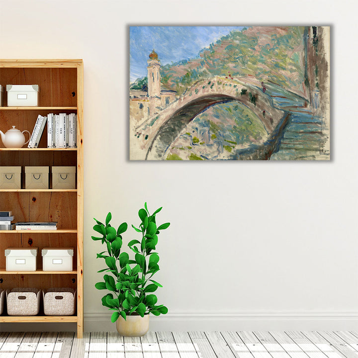 Bridge at Dolceacqua, 1884 - Canvas Print Wall Art