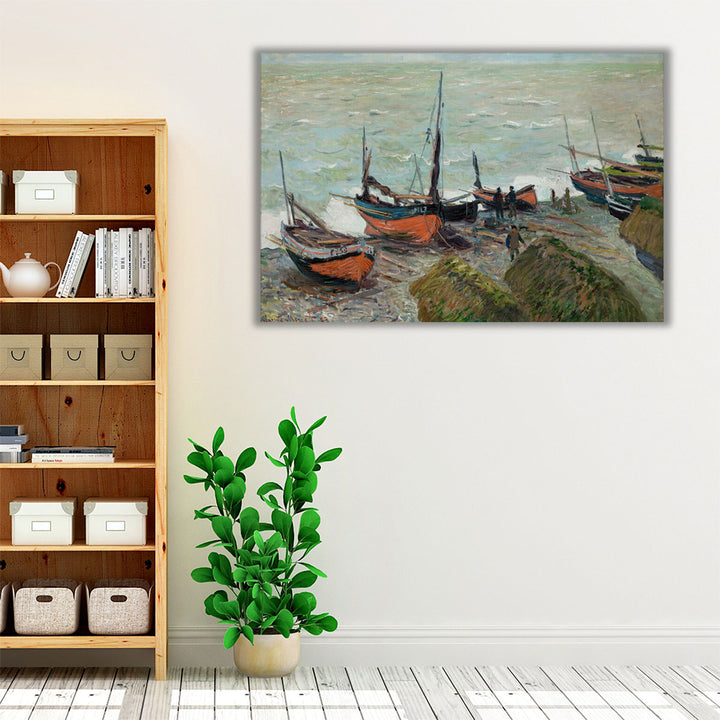 Fishing Boats, 1883 - Canvas Print Wall Art