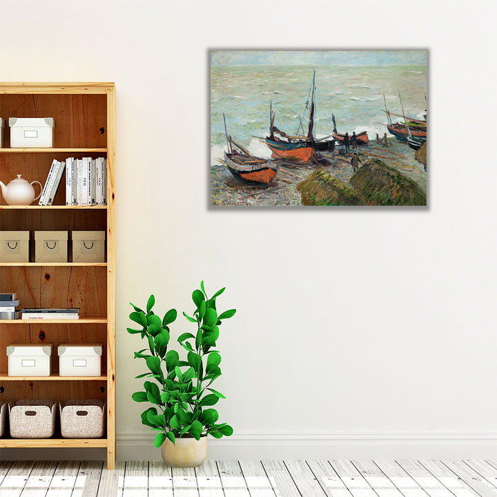 Fishing Boats, 1883 - Canvas Print Wall Art